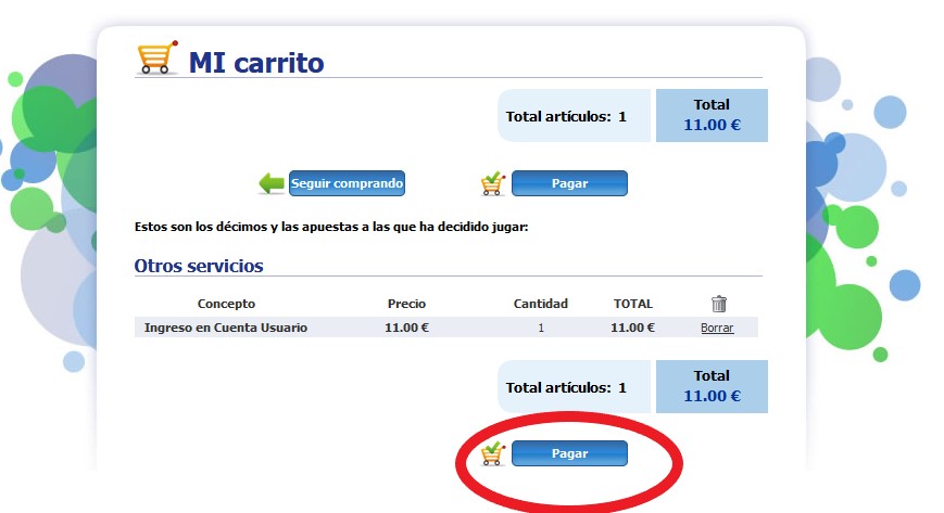 carro compra bizum quinielasreducidas.es